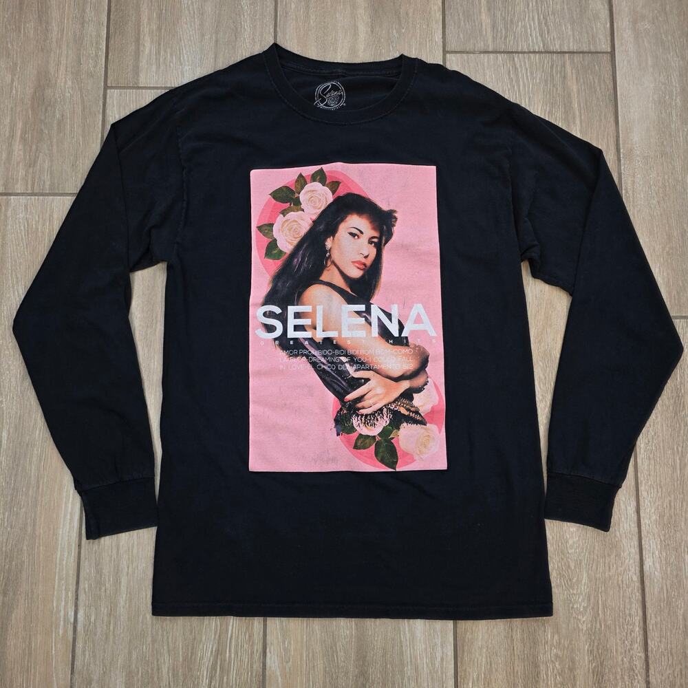 Selena Quintanilla Long Sleeve T Shirt Womens S Black 2020 Official Music Merch